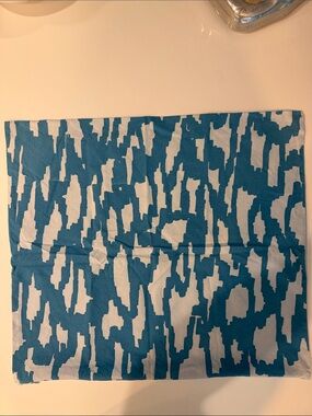 Light Blue and Aqua Abstract Accent Pillow Cover, 19x22